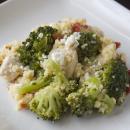 Chicken with Parmesan Couscous, Broccoli, and Sundried Tomatoes