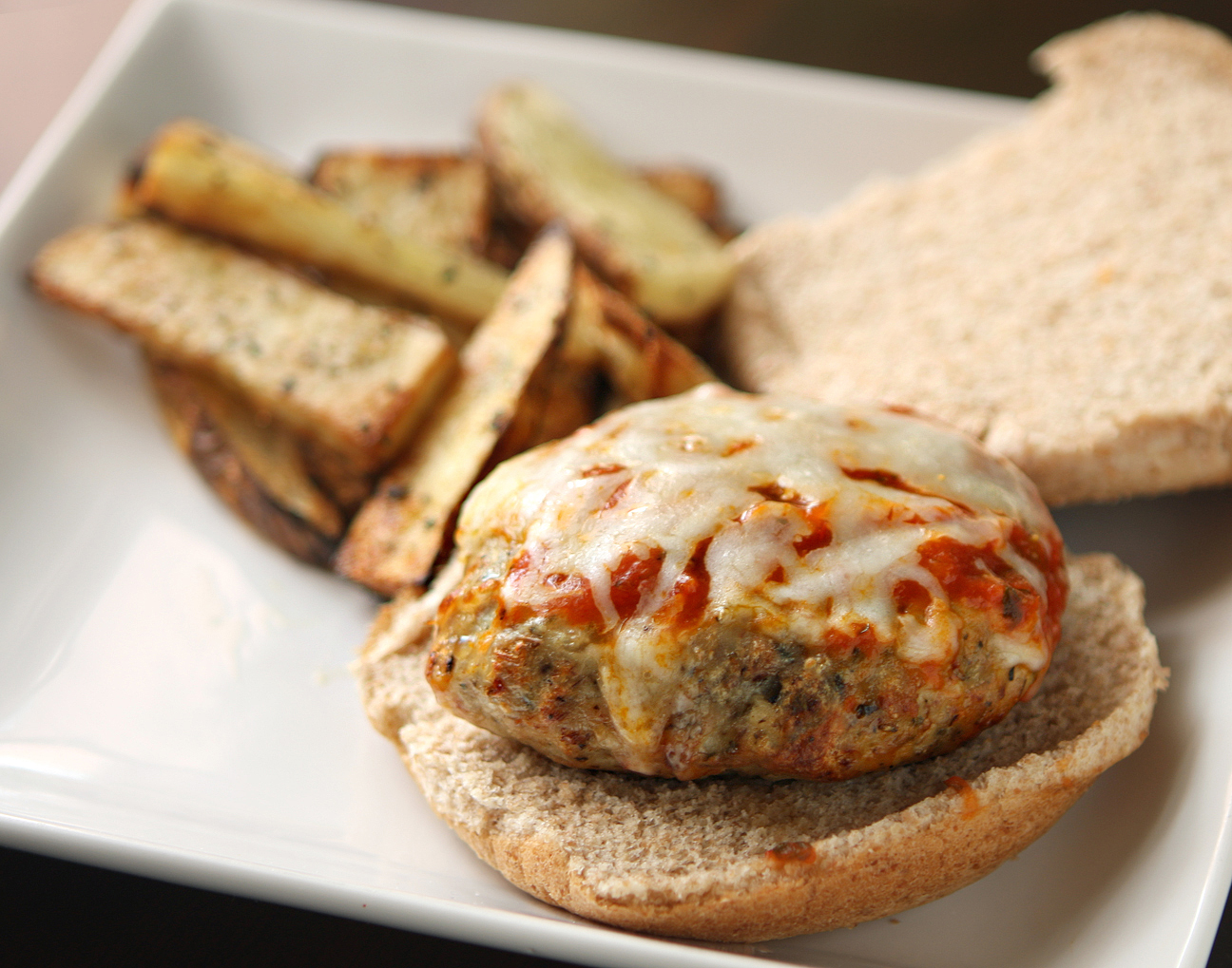 Erin's Food Files » Chicken Parmesan Burgers